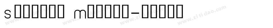 Saginaw Medium字体转换